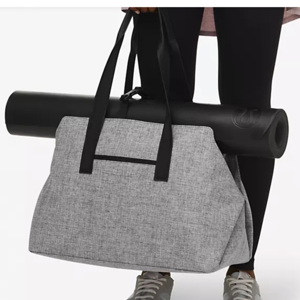 Lululemon Gray Workout Bag